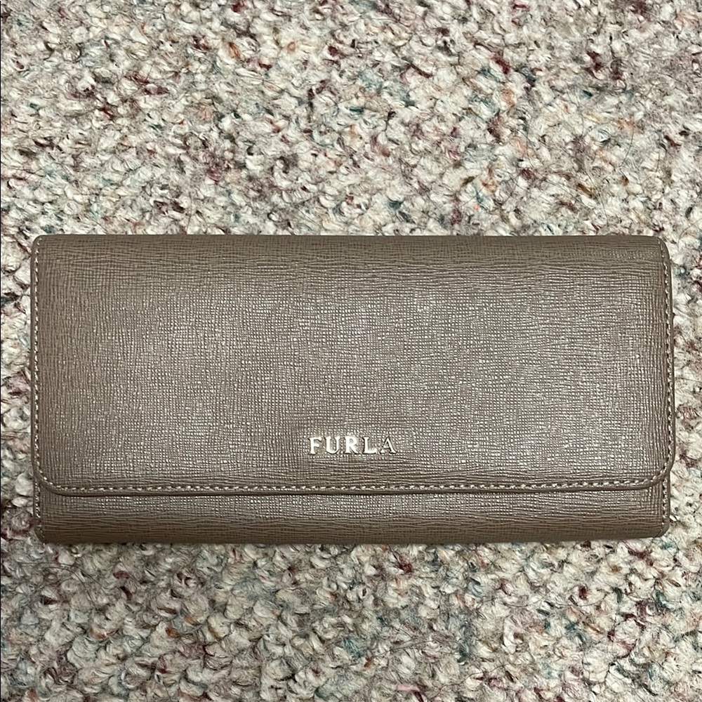 Furla Taupe long Wallet- new